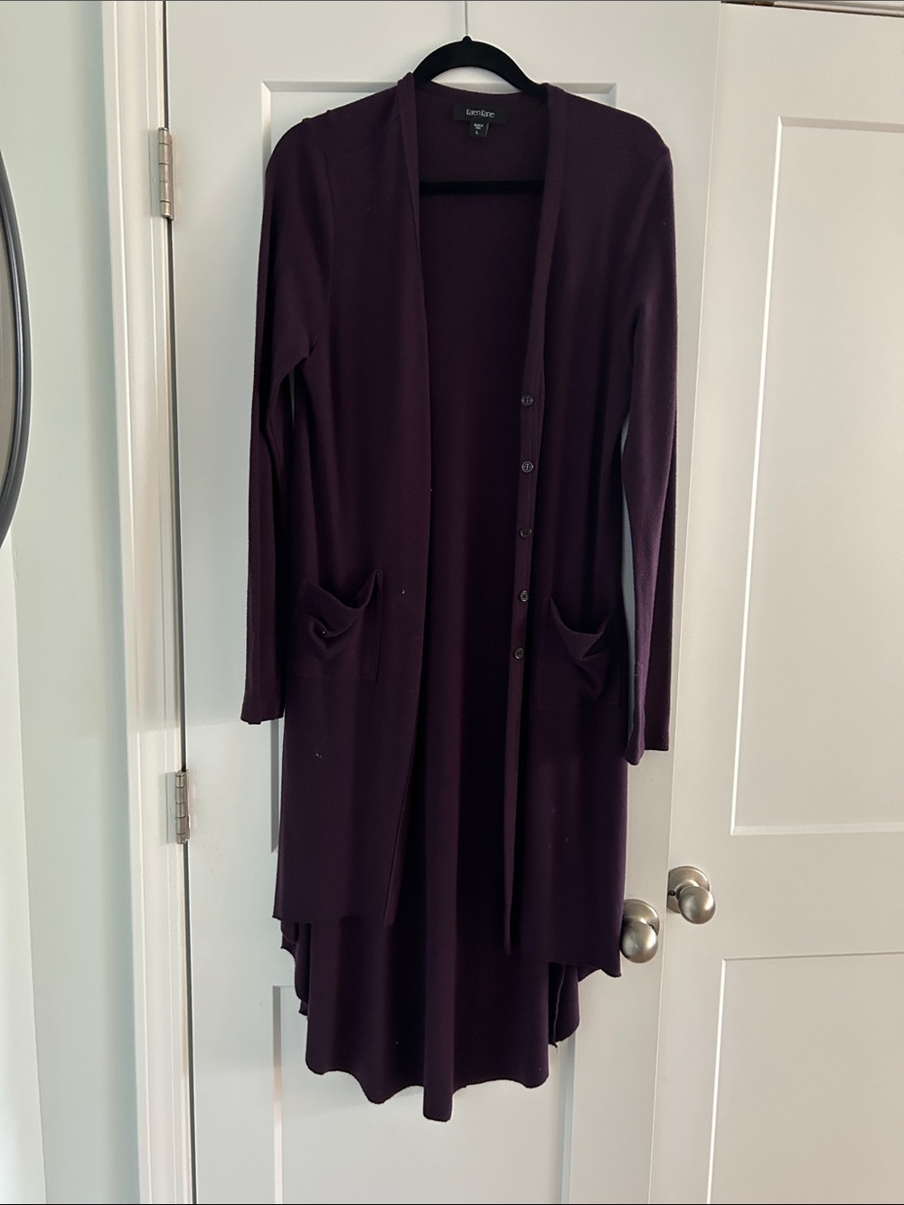 Karen KaneWomen's Plum Long Cardigan Dress